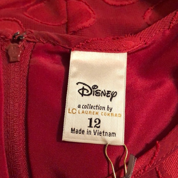 Disney Lauren Conrad size 12 biking red dress NWT - Picture 4 of 5